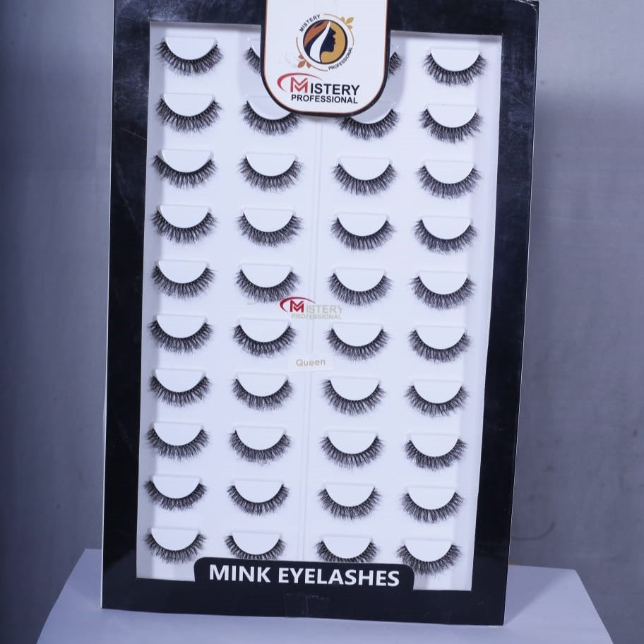 Mistery Professional hand made eye lashes (20 pair set)
