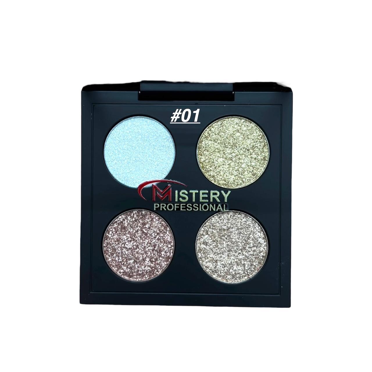 Mistery Professional 4-1 EyeShadow Highly Pigmented palatte
