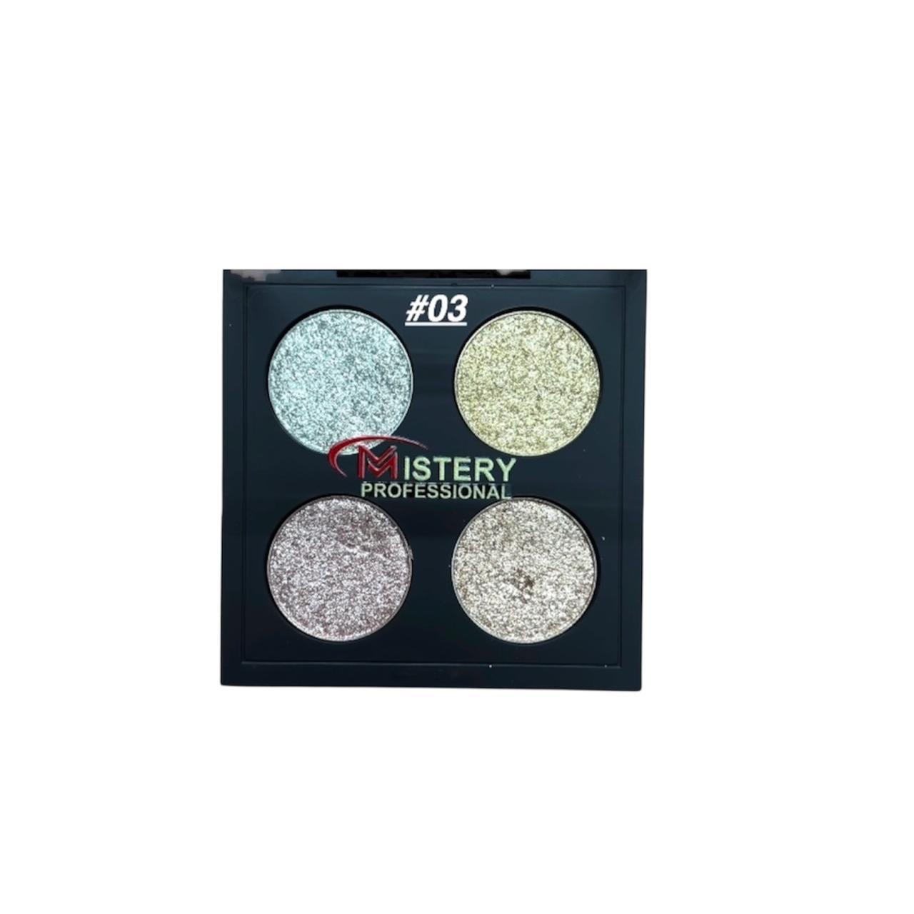 Mistery Professional 4-1 EyeShadow Highly Pigmented palatte