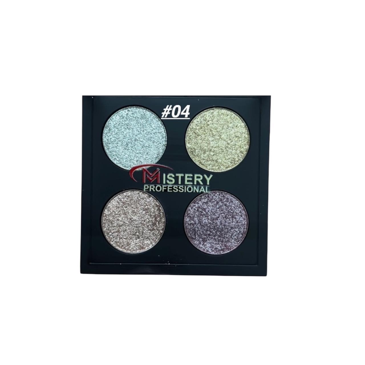 Mistery Professional 4-1 EyeShadow Highly Pigmented palatte