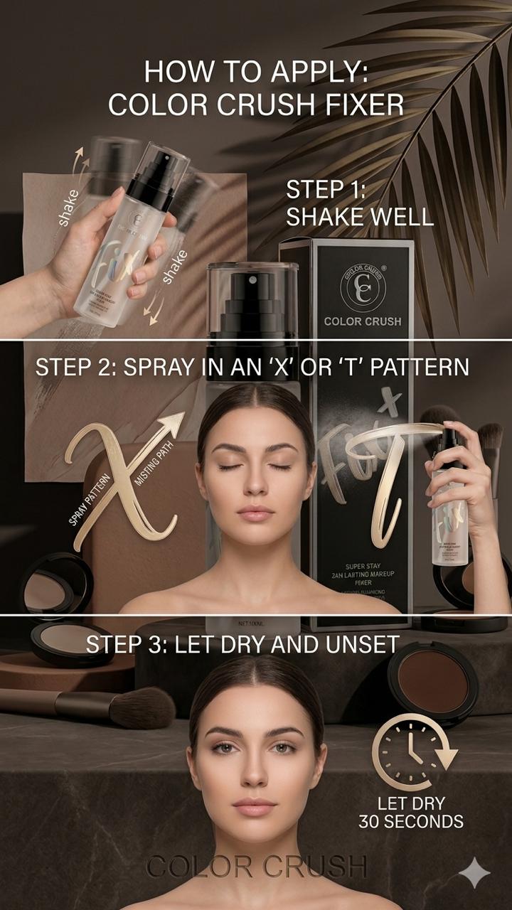 COLOR CRUSH SUPER STAY 24H LASTING MAKEUP FIXER (MATTE TONE #1)