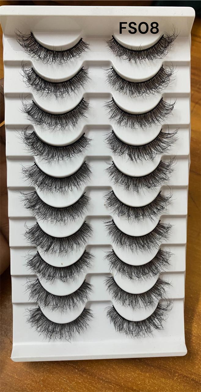 False Eyelashes fs -Series (10 Pair Mink Eye Lashes)