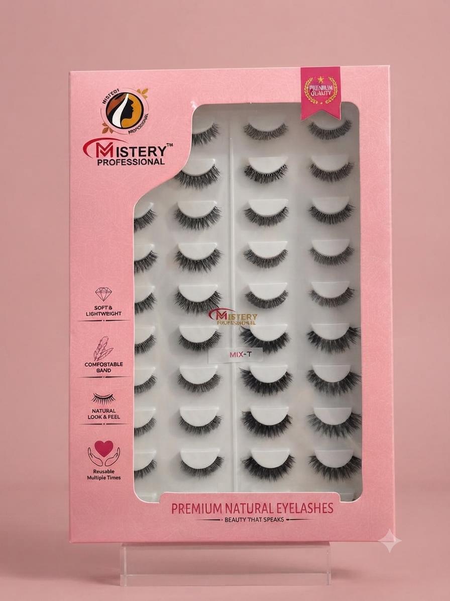 MISTERY PROFESSIONAL TRANSPERENT BAND 20 PAIR (MIX)