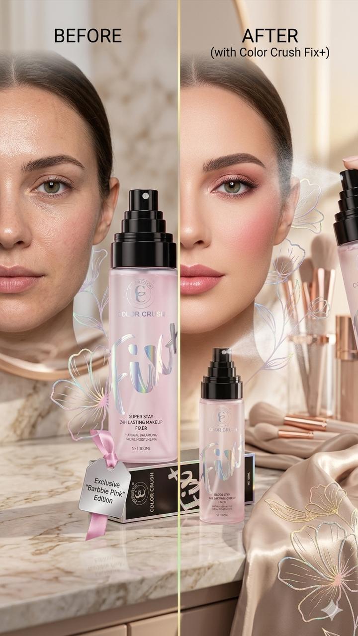 COLOR CRUSH SUPER STAY 24H LASTING MAKEUP FIXER (BARBBIE PINK #2)