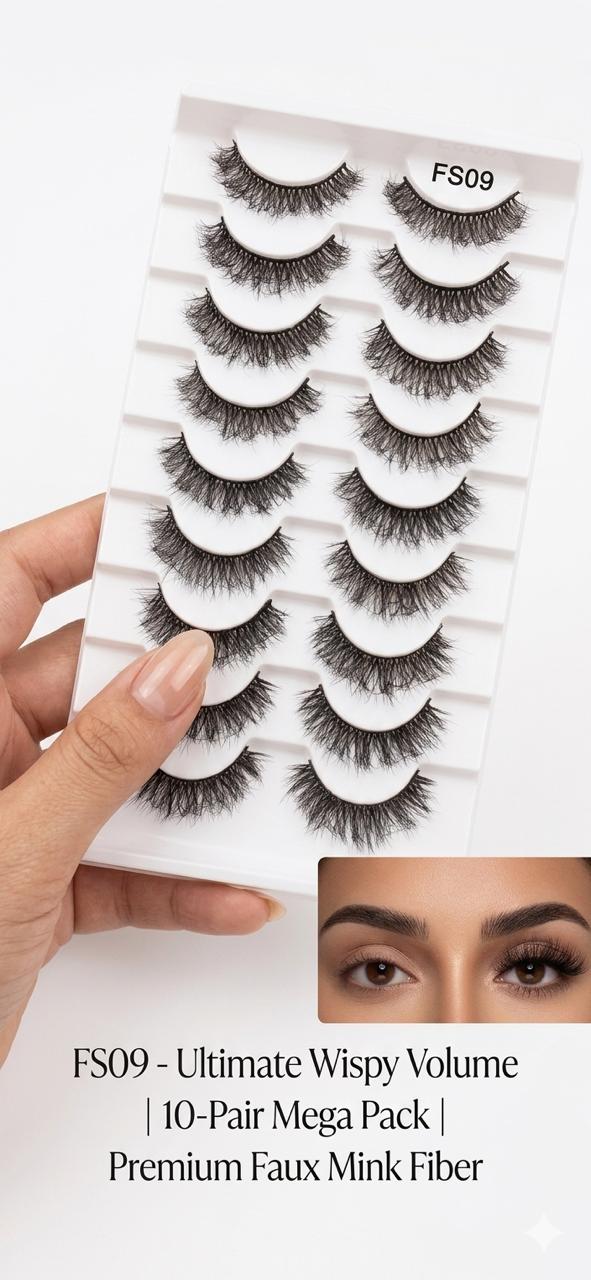 MISTERY PROFESSIONAL MINK HAIR (FS09 EDITION) 10 PAIR PACK