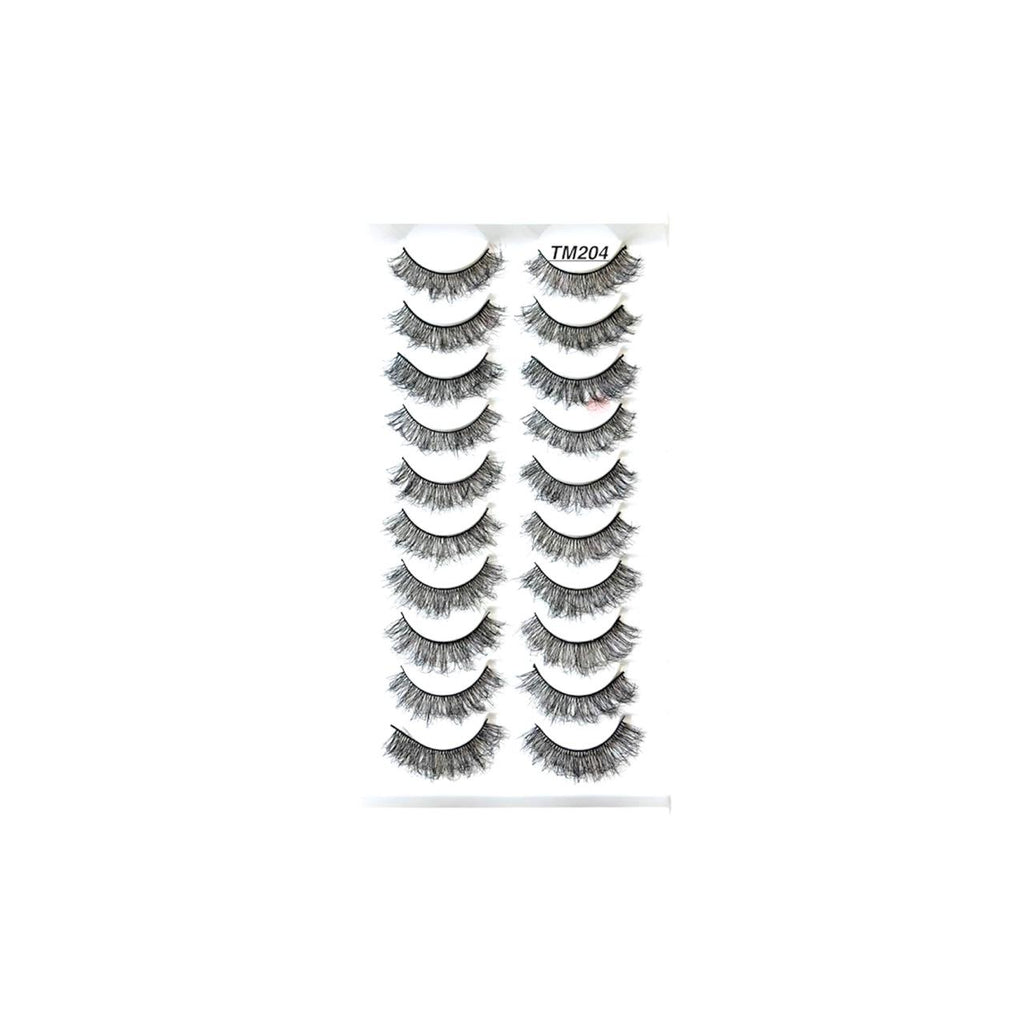 False Eyelashes TM-Series (10 Pair Mink Eye Lashes)
