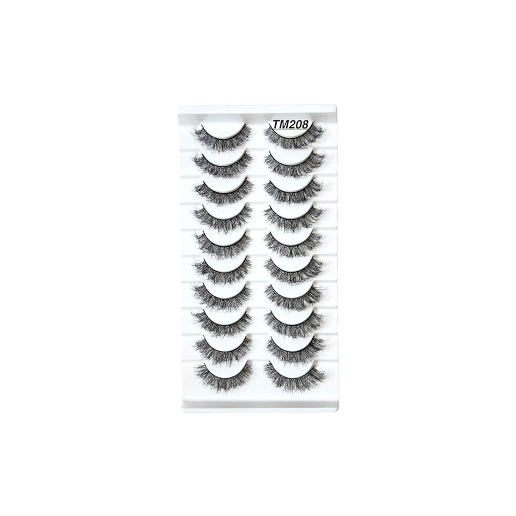 False Eyelashes TM-Series (10 Pair Mink Eye Lashes)