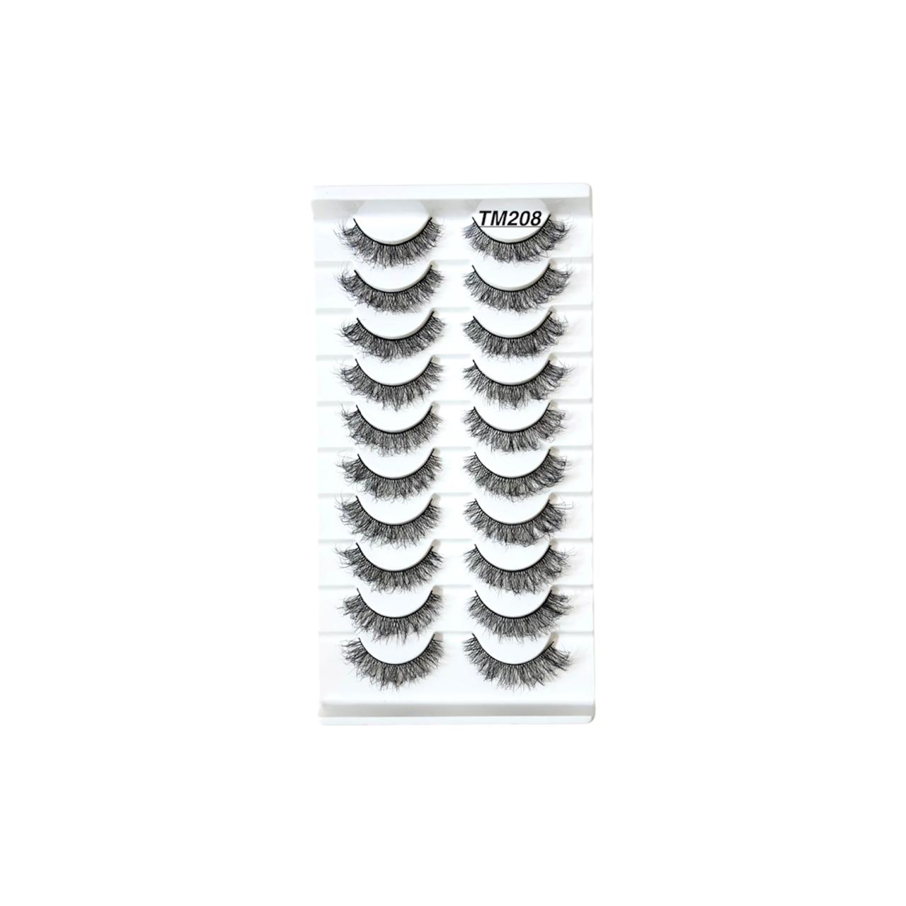 False Eyelashes TM-Series (10 Pair Mink Eye Lashes)