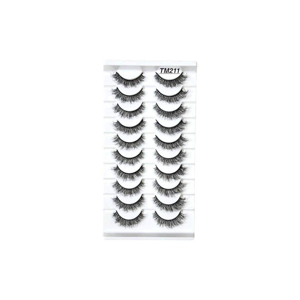 False Eyelashes TM-Series (10 Pair Mink Eye Lashes)